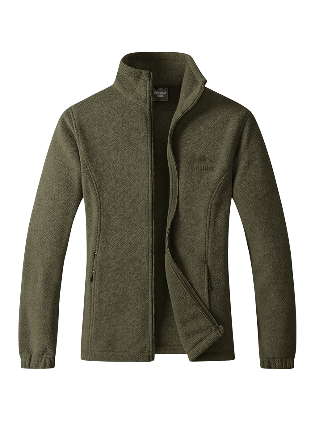 Haki Unisex Polar Tam Fermuarlı Outdoor Polar Ceket Tactical Polar Kadın-erkek Polar Renkli-tam