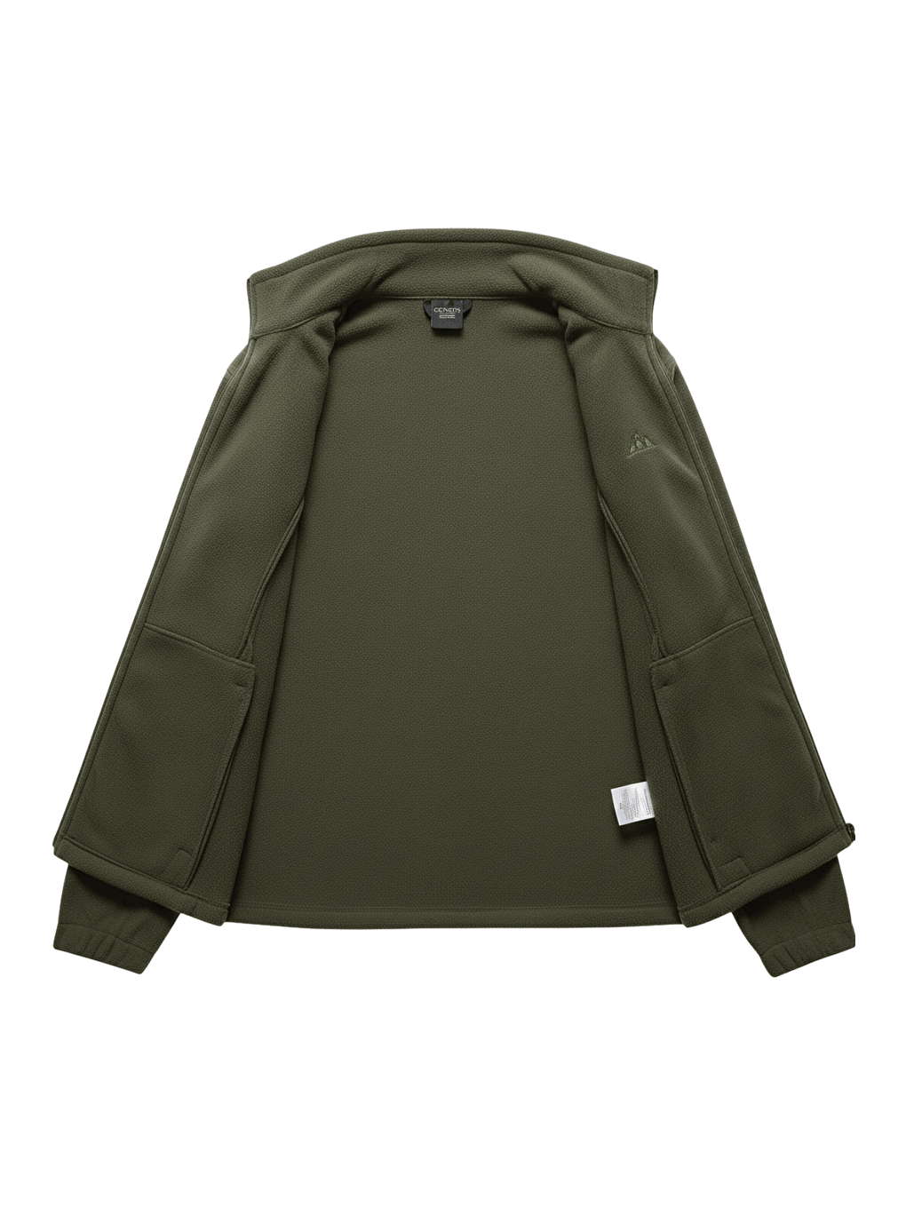 Haki Unisex Polar Tam Fermuarlı Outdoor Polar Ceket Tactical Polar Kadın-erkek Polar Renkli-tam-2