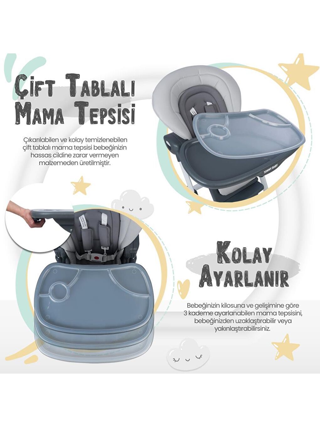 Premium Lüx Mama Sandalyesi-2