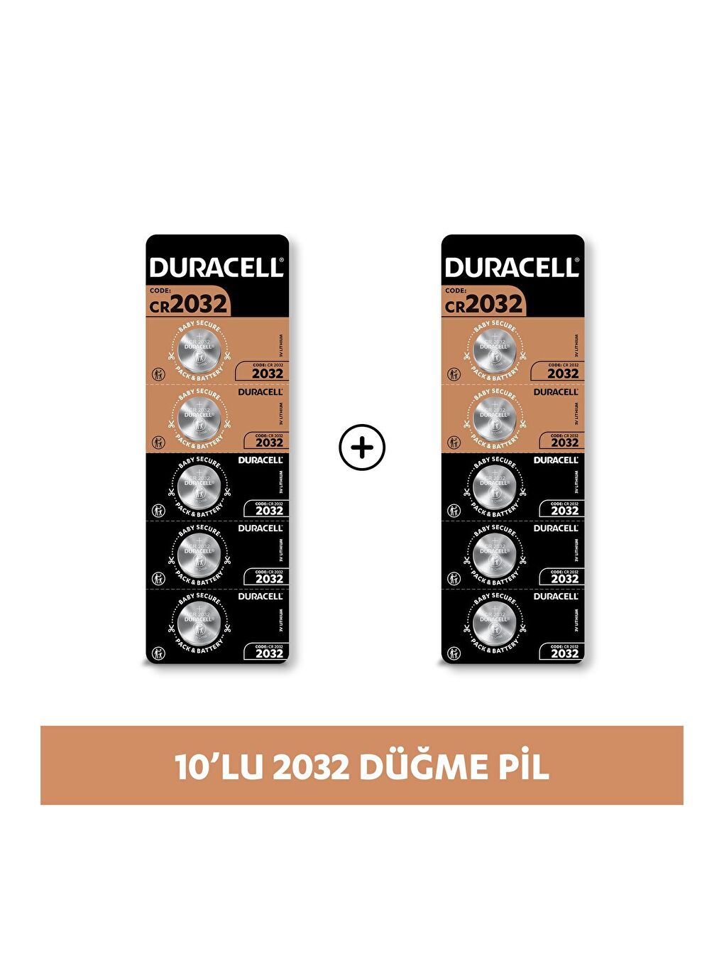 Özel 2032 Lityum Düğme Pil 3V  CR2032   10 lu Paket
