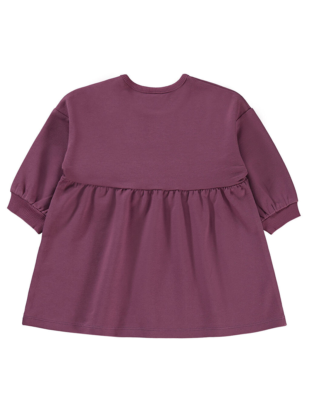 Pembe Baby Kız Bebek Elbise 6-18 Ay Koyu Gül Kurusu-1