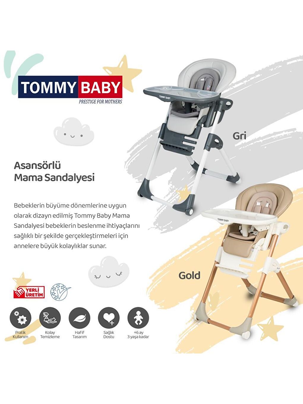 Premium Lüx Mama Sandalyesi-5