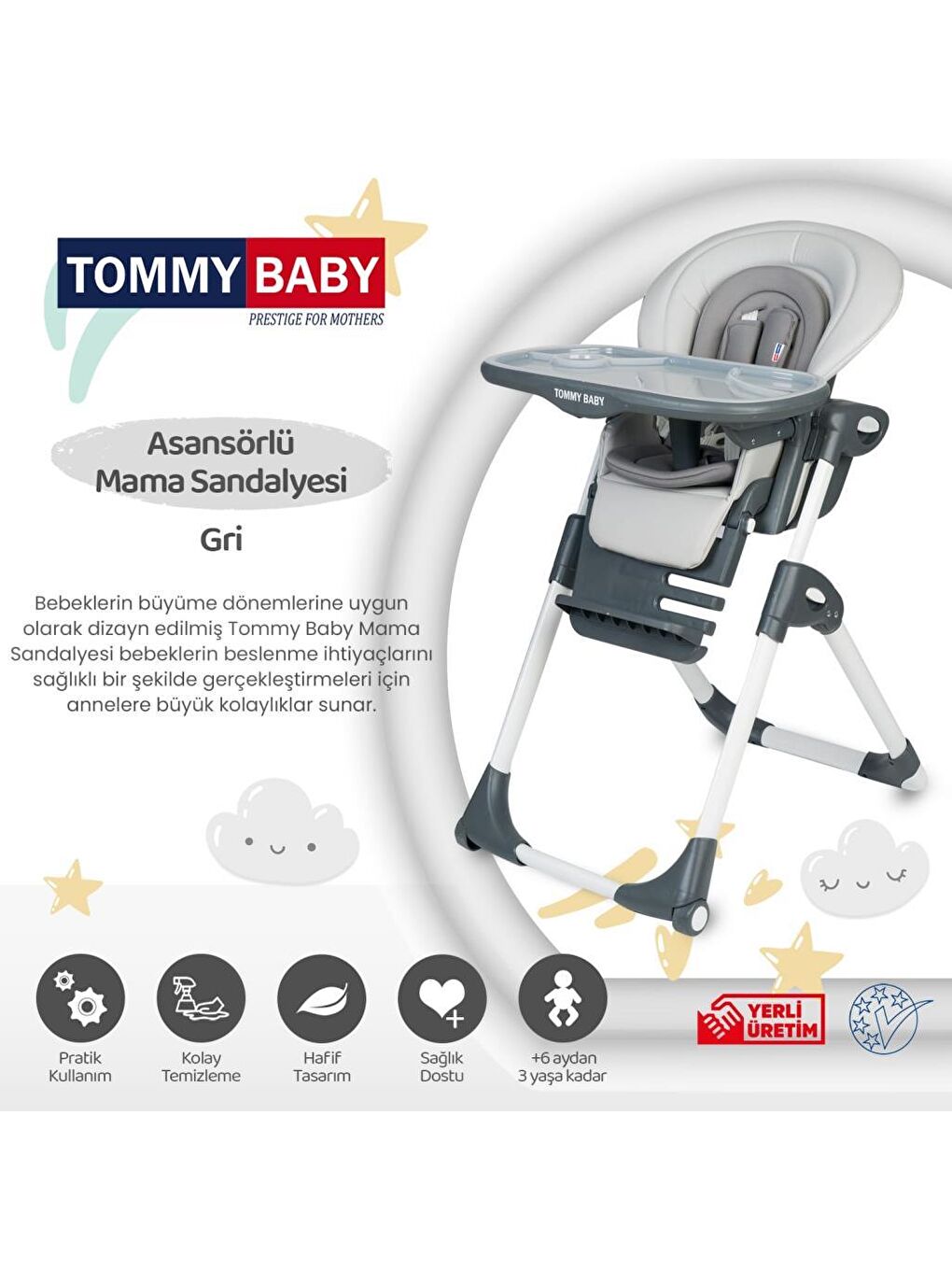 Premium Lüx Mama Sandalyesi-9