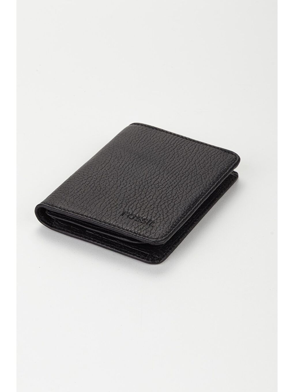 Siyah Kutulu Hakiki Deri Dikey Ekstra Kartlıklı Mini Erkek El Portföyü Cüzdan-1