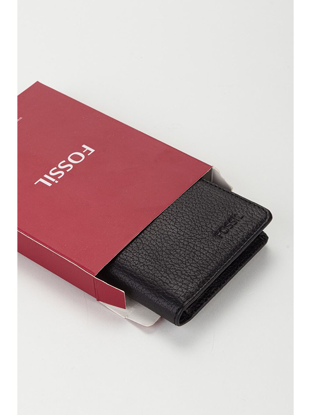 Siyah Kutulu Hakiki Deri Dikey Ekstra Kartlıklı Mini Erkek El Portföyü Cüzdan-6