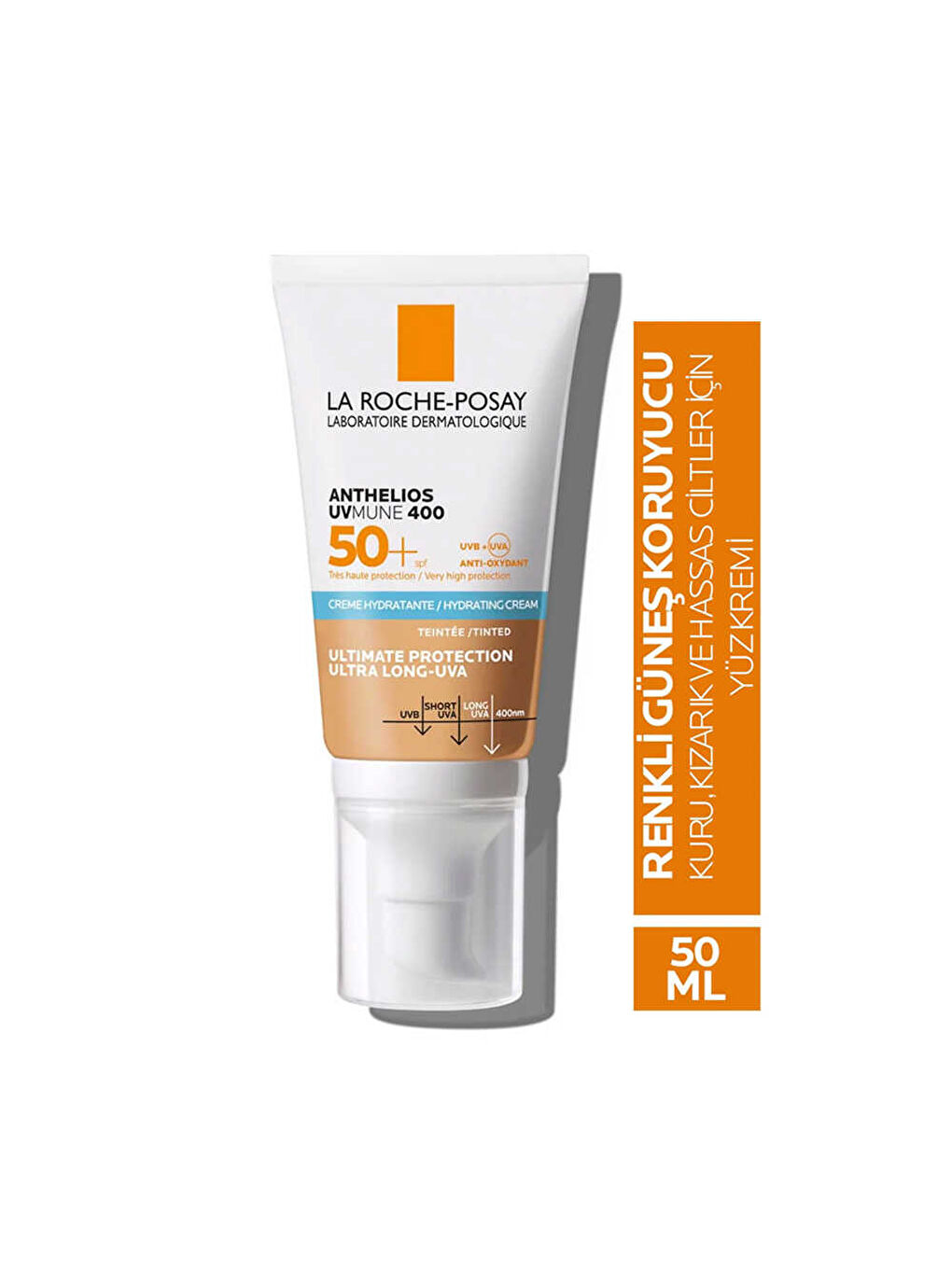 Anthelios UVMUNE 400 Renkli Nemlendirici Güneş Koruyucu SPF50+ 50ml-1