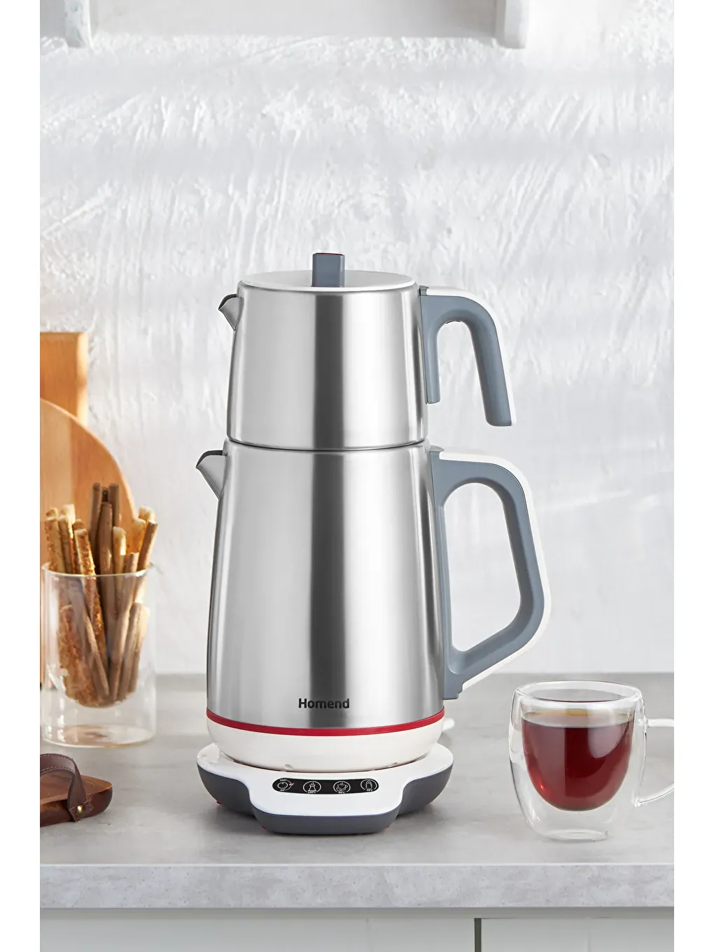 Royaltea 1709H Dokunmatik Konuşan Çelik Çay Makinesi Inox