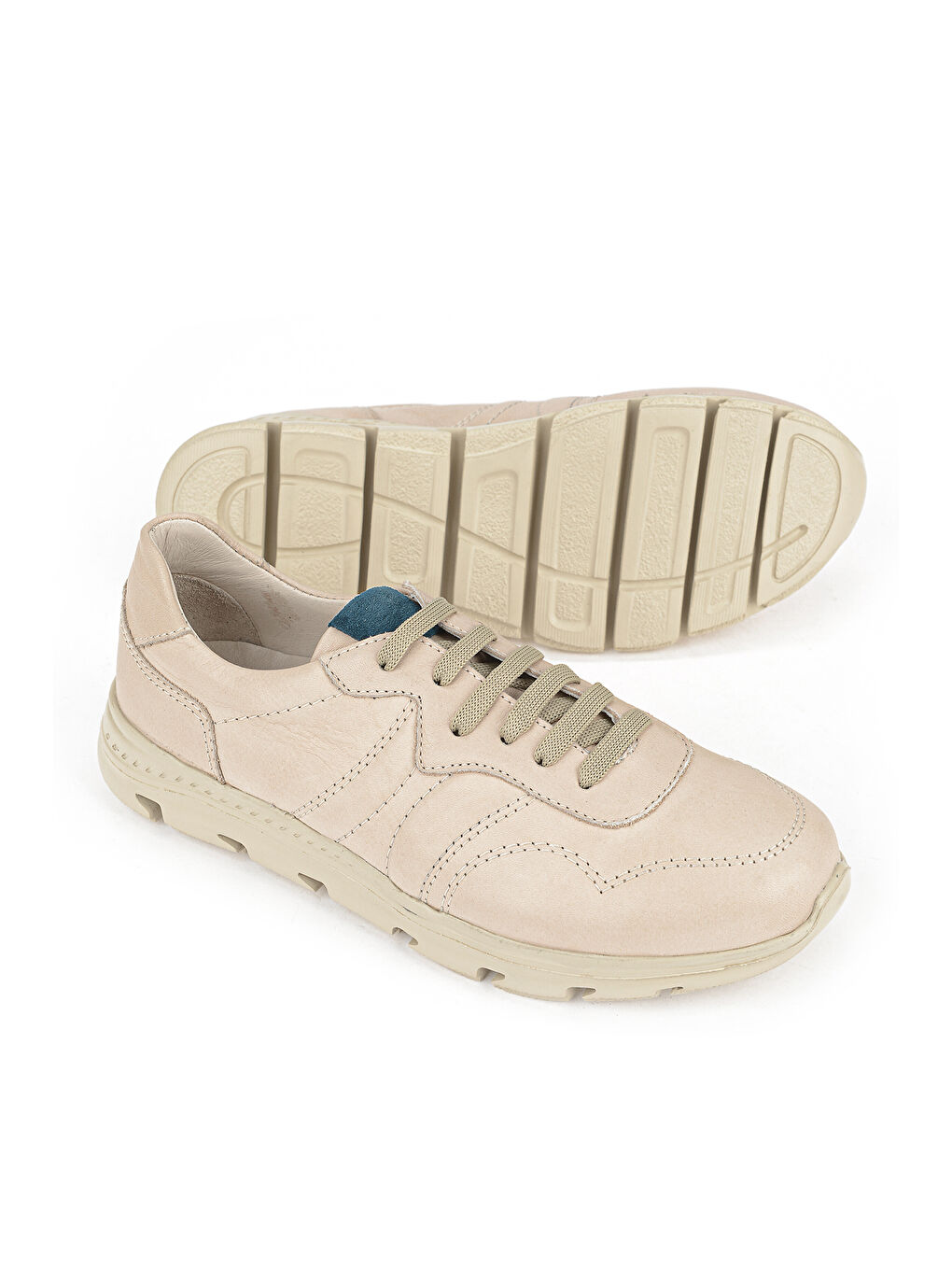 Kadın Hakiki Deri Günlük Ayakkabı 1611022Z2746 Kırık Beyaz-3