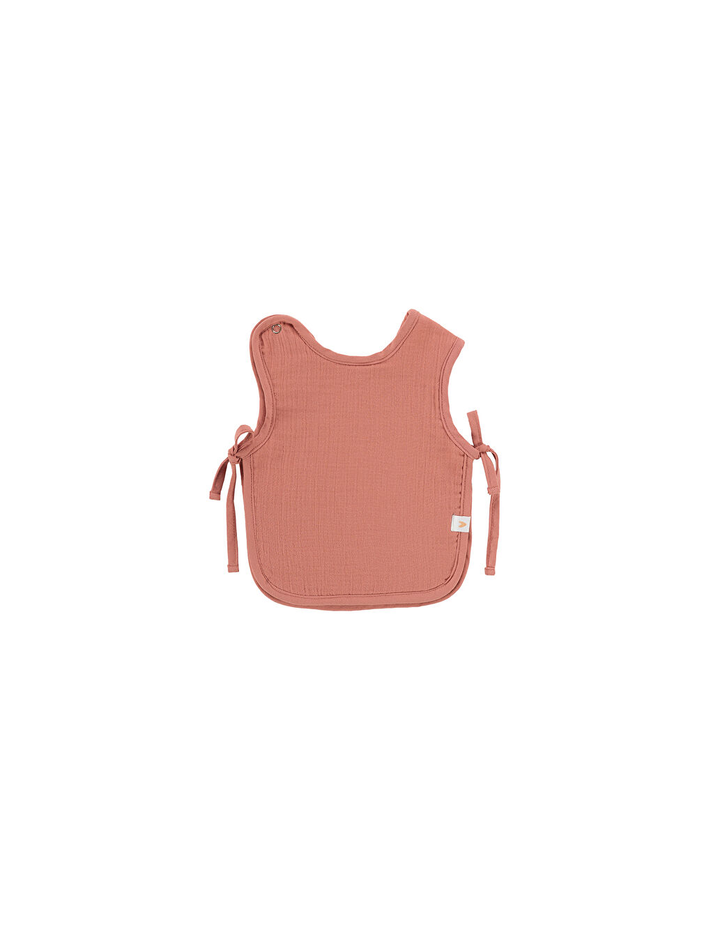 Colors of Joy 2'li Organik Pamuk Müslin Bebek Önlük Seti Kiremit-3