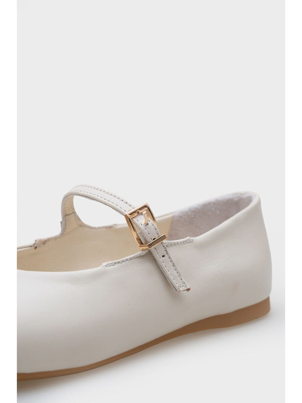 Bej Sheri Hakiki Deri Kadın Babet-3