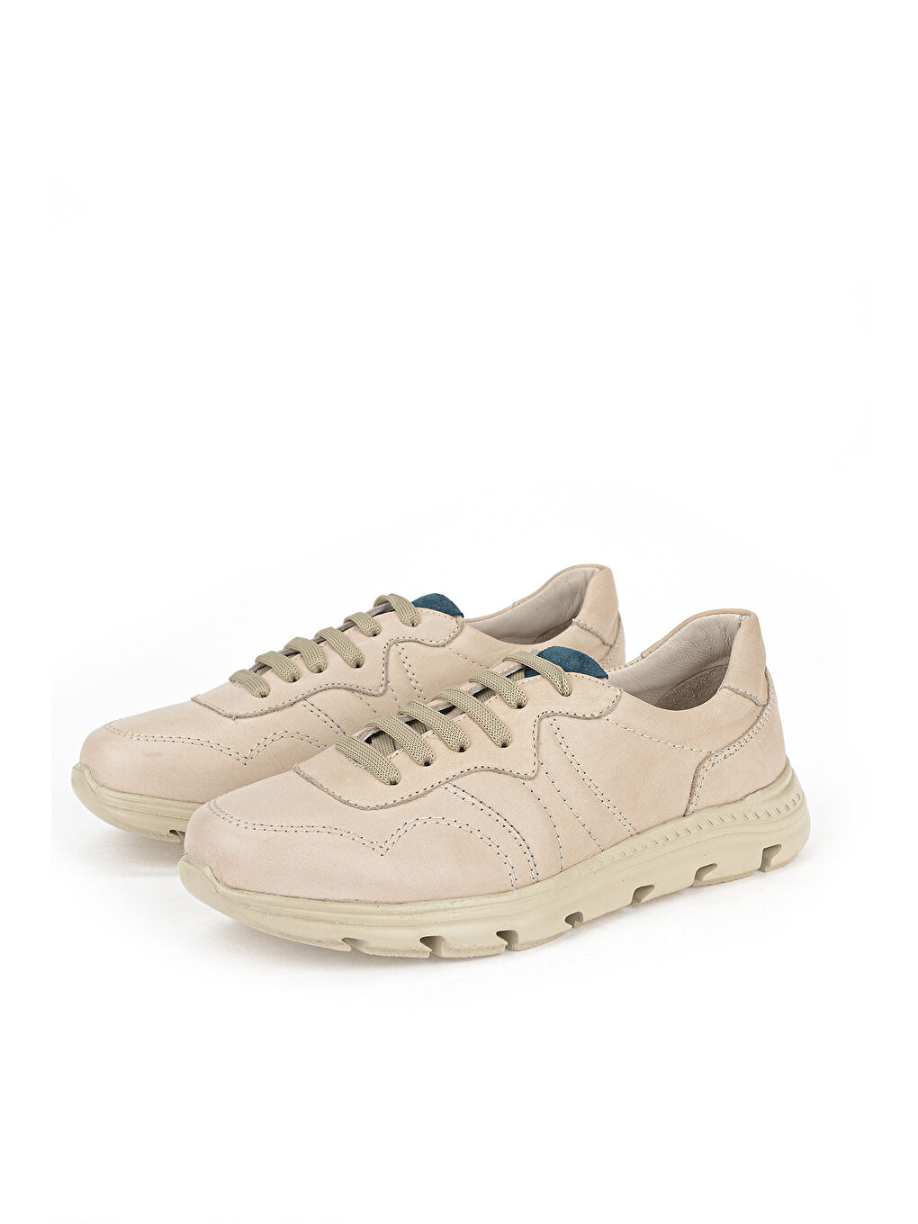 Kadın Hakiki Deri Günlük Ayakkabı 1611022Z2746 Kırık Beyaz-4