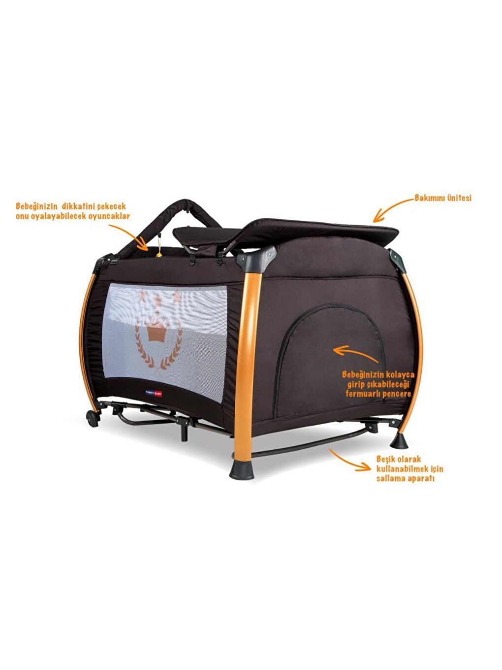 Sleepy GOLD Oyun Parkı Park Yatak Beşik 70x110