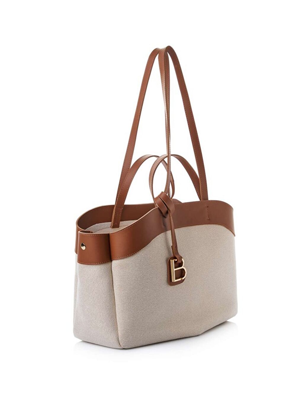 Kahverengi Isla Kadın Omuz ve El Çantası-1