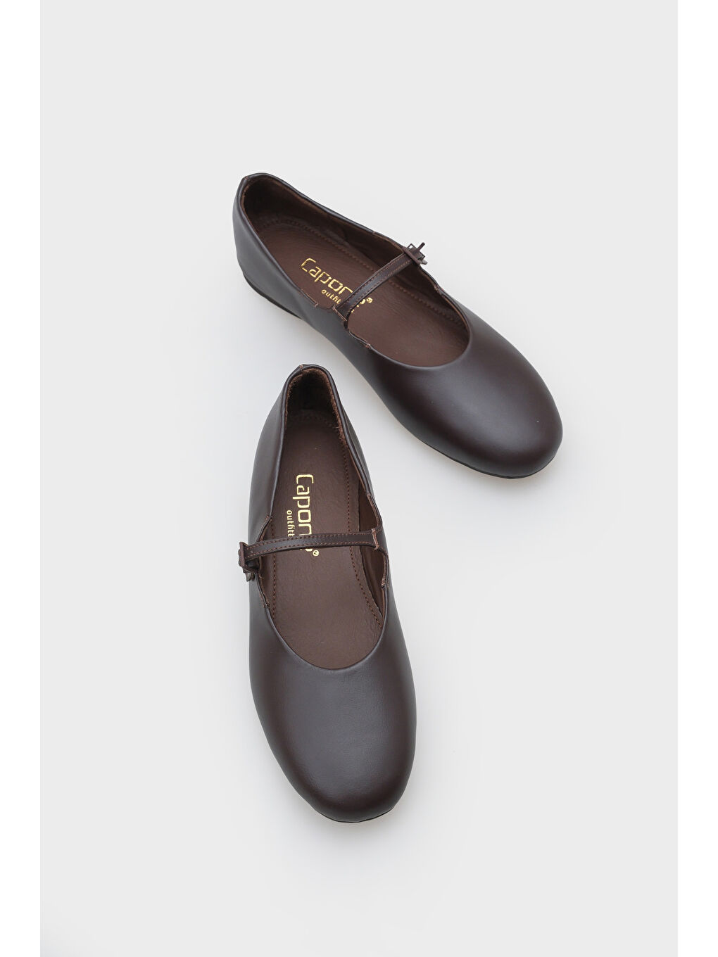 Kahverengi Sheri Hakiki Deri Kadın Babet-5