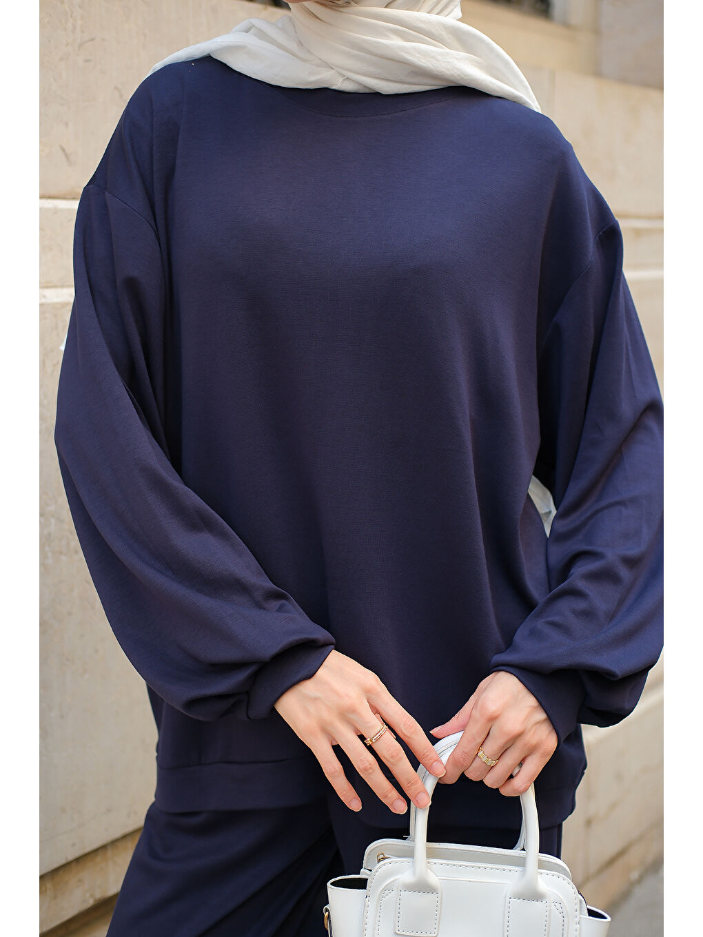 Kadın Bisiklet Yaka İkili Takım Lacivert-4