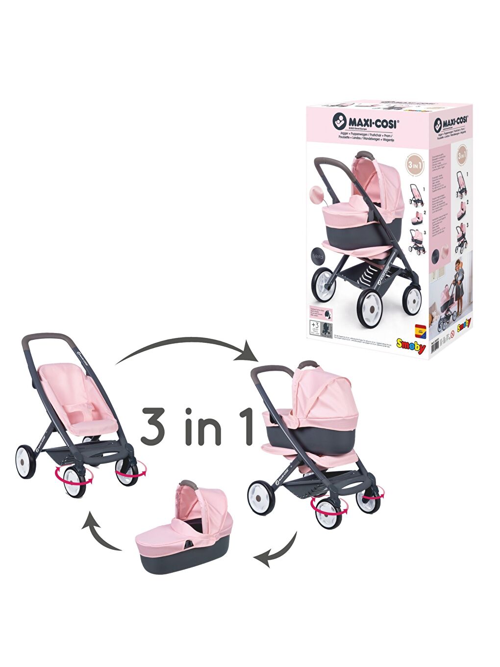 Maxi Cosi 3'ü 1 Arada Bebek Arabası-1