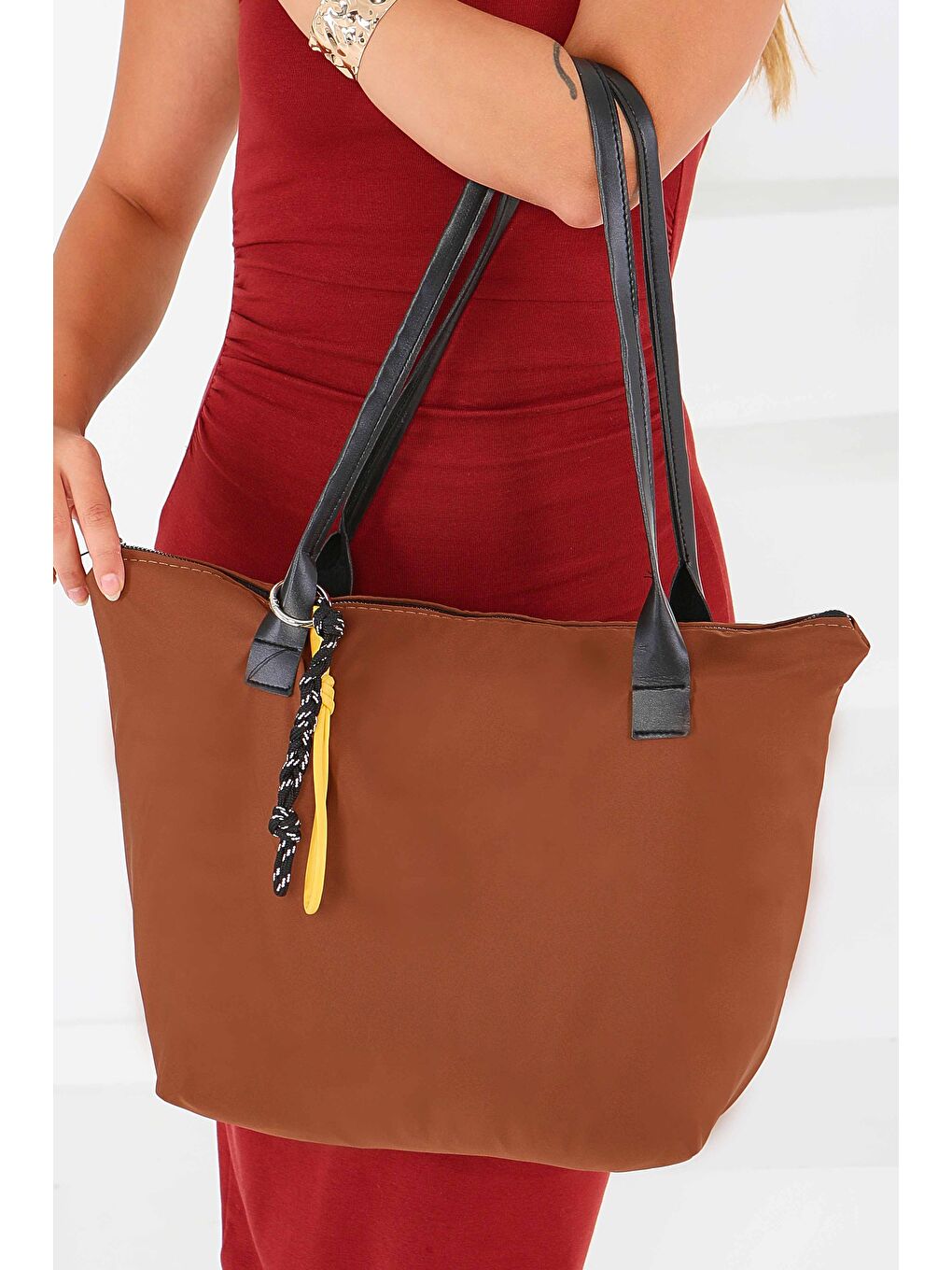 Kahverengi Kadın Kahve Kol Çantası - 27541-1