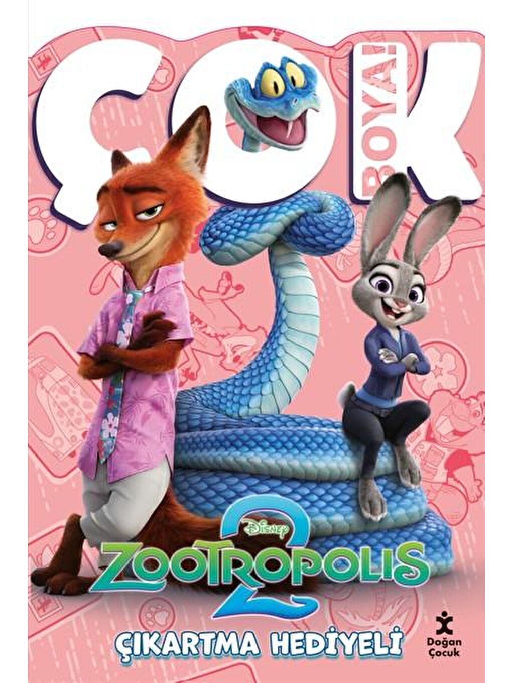 Zootropolis 2 - Çok Boya! Çıkartmalı Dev Boyama Kitabı -