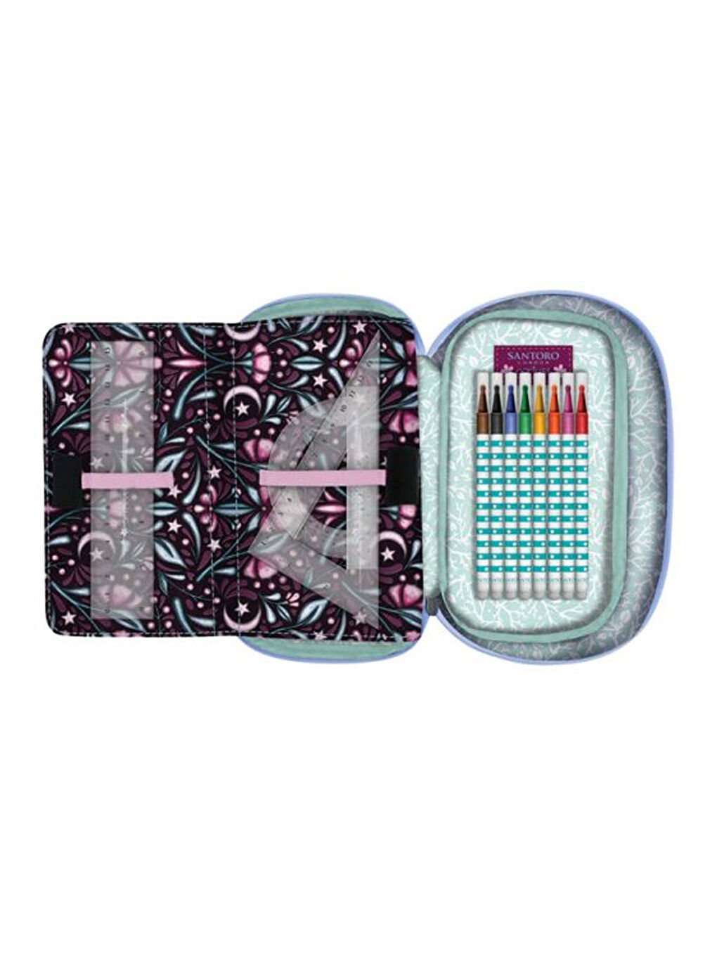 Gorjuss Firefly Dawn Oval İçi Dolu Kalem Çantası 1046GJ22-2