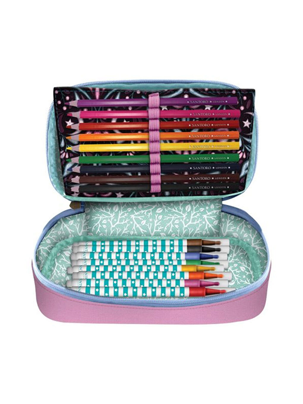 Gorjuss Woodland Wildflower Oval İçi Dolu Kalem Çantası 1046GJ24-2