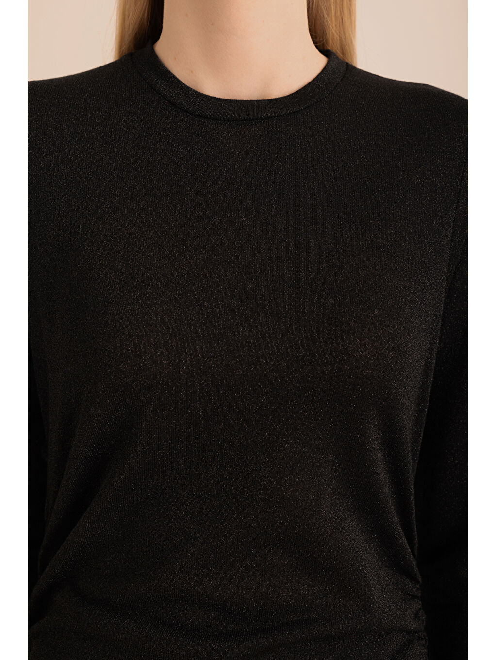 Siyah Bisiklet Yaka Body-2