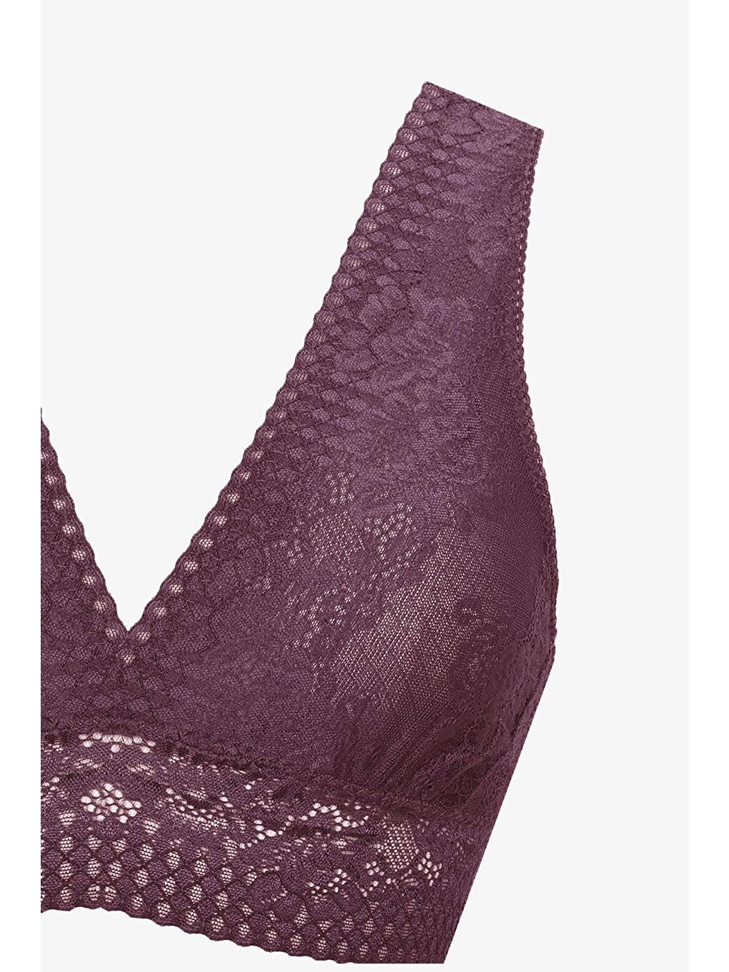 Pembe Kadın Kalın Askılı Dantelli Büstiyer Takım-1