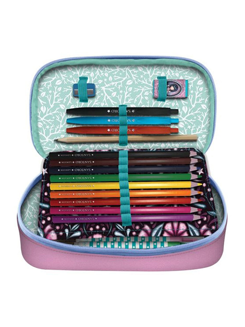 Gorjuss Firefly Dawn Oval İçi Dolu Kalem Çantası 1046GJ22-4