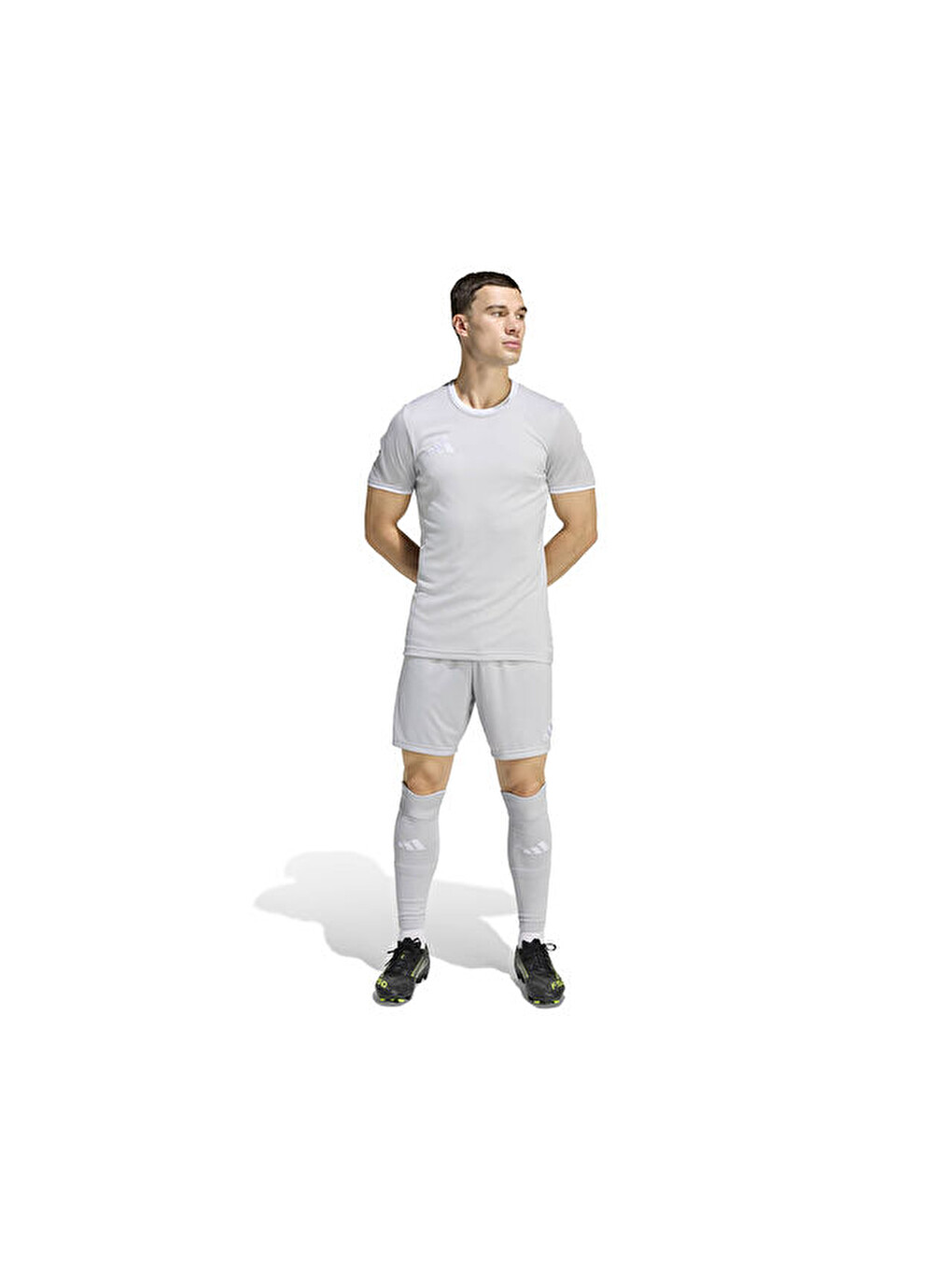 Ent26 Sho Erkek Futbol Şortu Jz2515 Gri-3