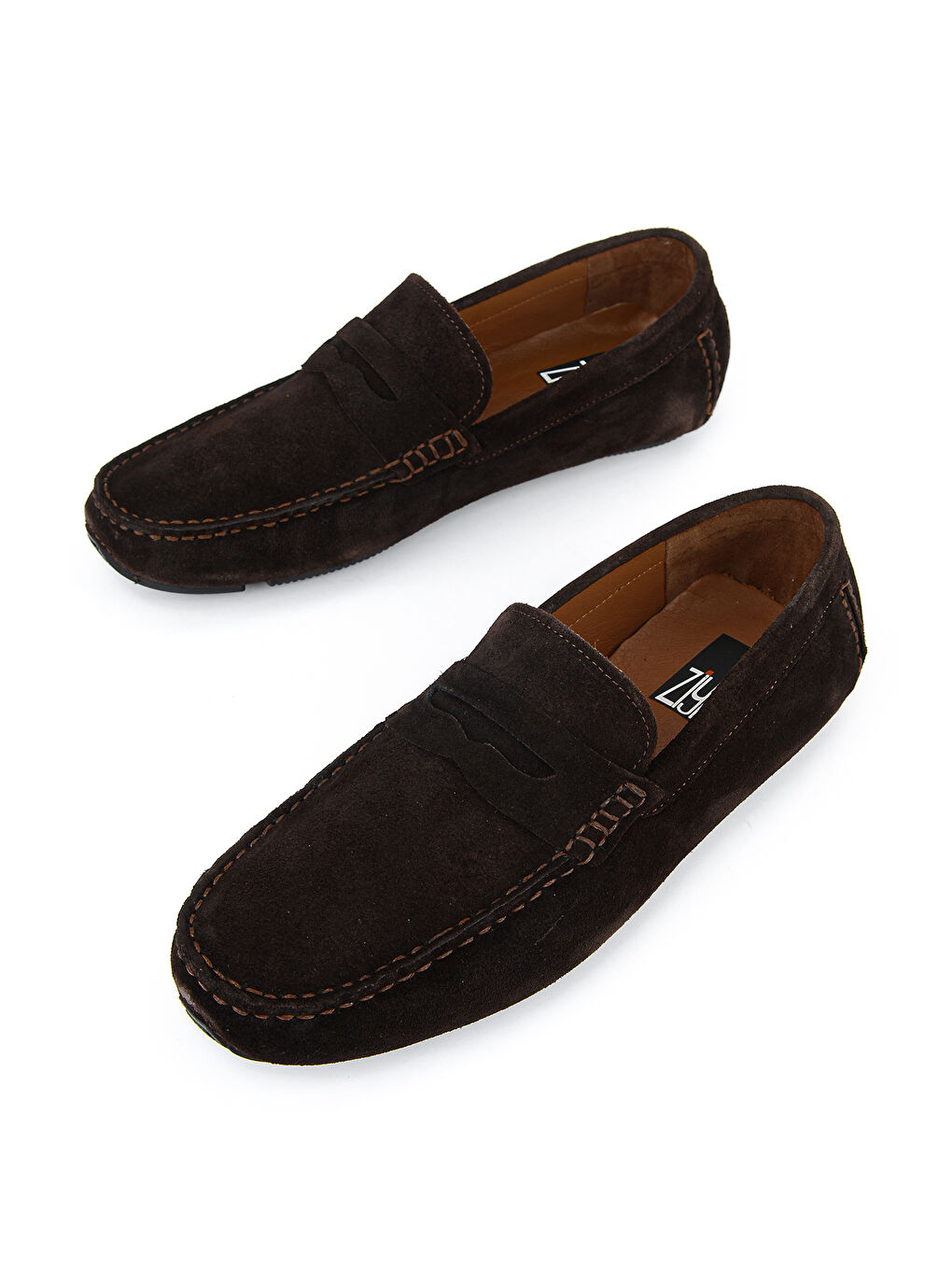 Kahverengi Erkek Hakiki Deri Günlük Ayakkabı 1611065ZE0772 Kahve-4