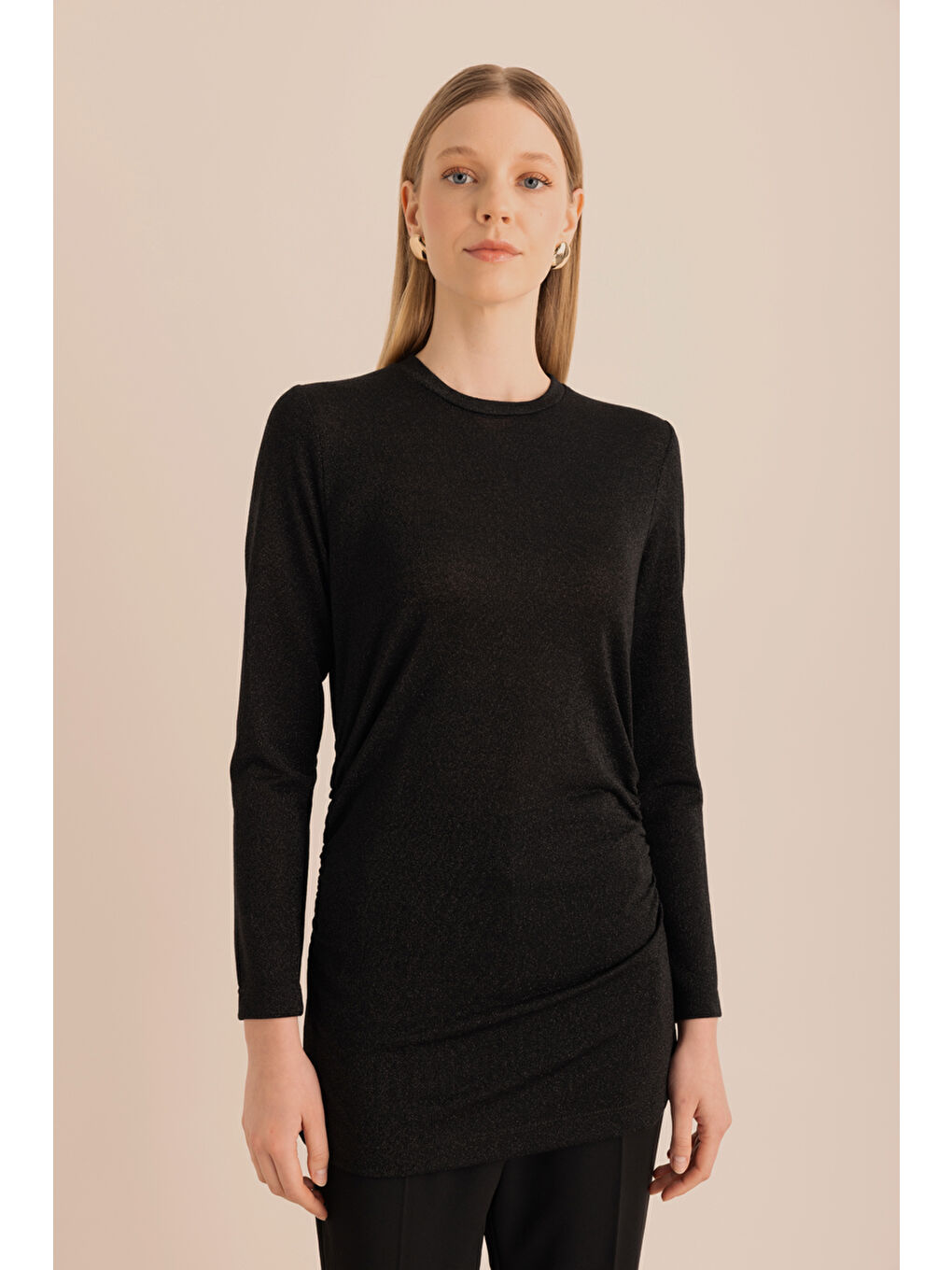 Siyah Bisiklet Yaka Body-3