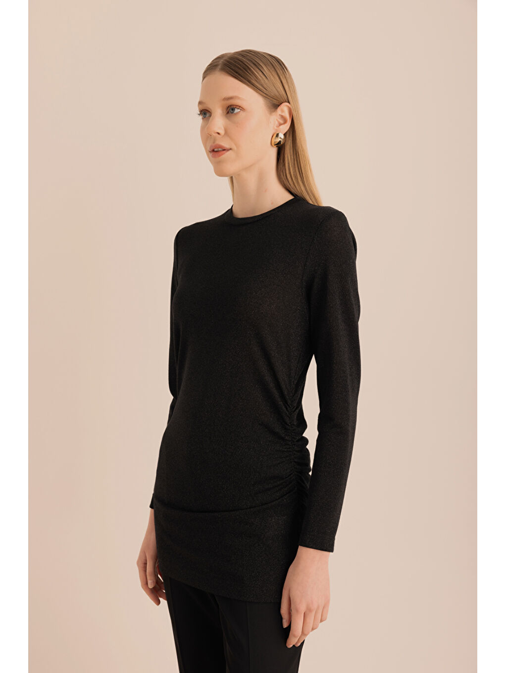 Siyah Bisiklet Yaka Body-4