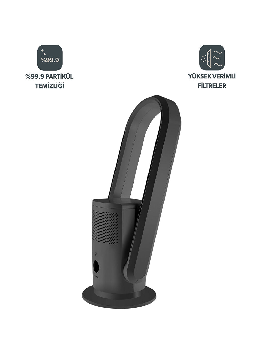 O-zone Cool + Heatwave 9009h Hava Temizleyicisi Gri-1