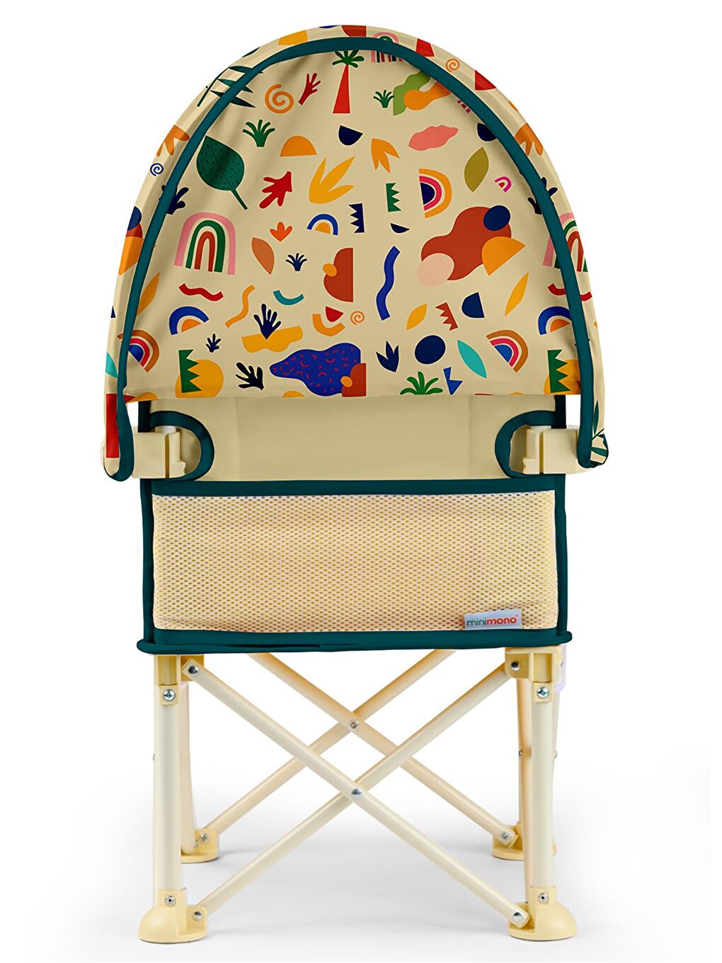 Tenteli Portatif Mama Sandalyesi - Bej-1