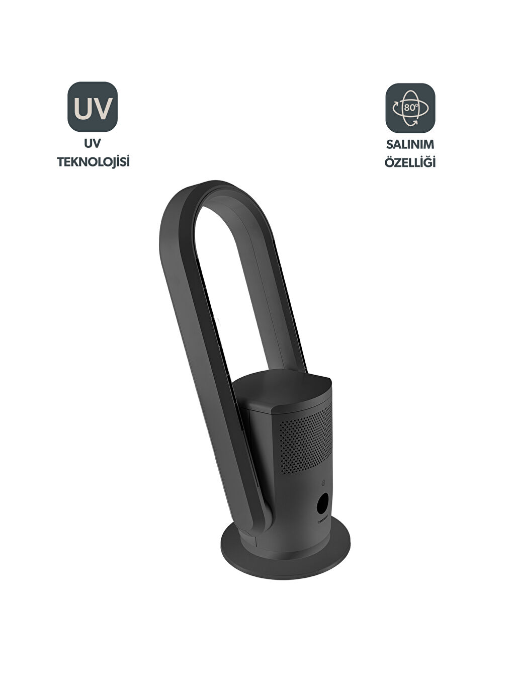 O-zone Cool + Heatwave 9009h Hava Temizleyicisi Gri-3