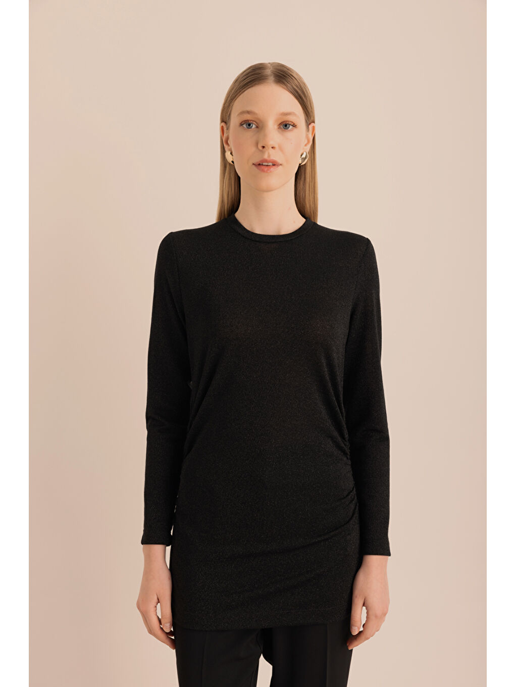 Siyah Bisiklet Yaka Body-5