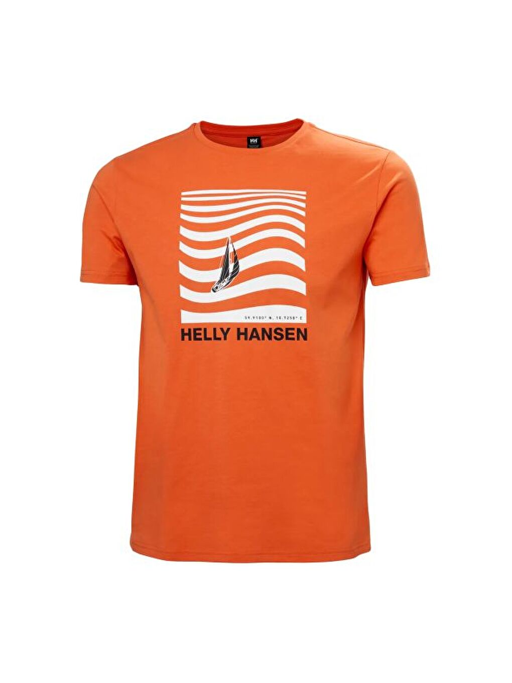 Shoreline 3.0 Erkek Turuncu %100 Pamuk Tişört HHA.54601-4