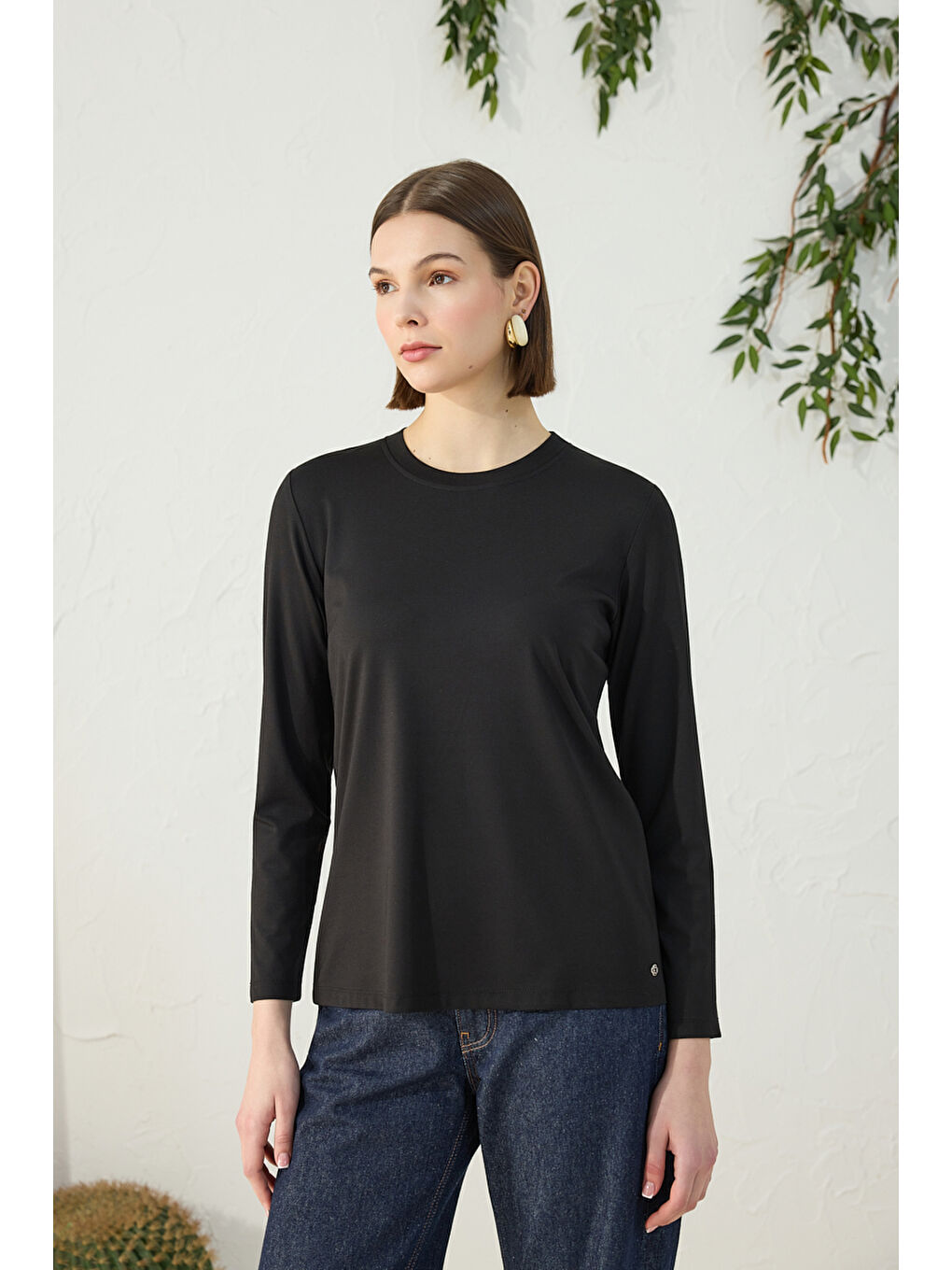 Siyah Bisiklet Yaka Body-2