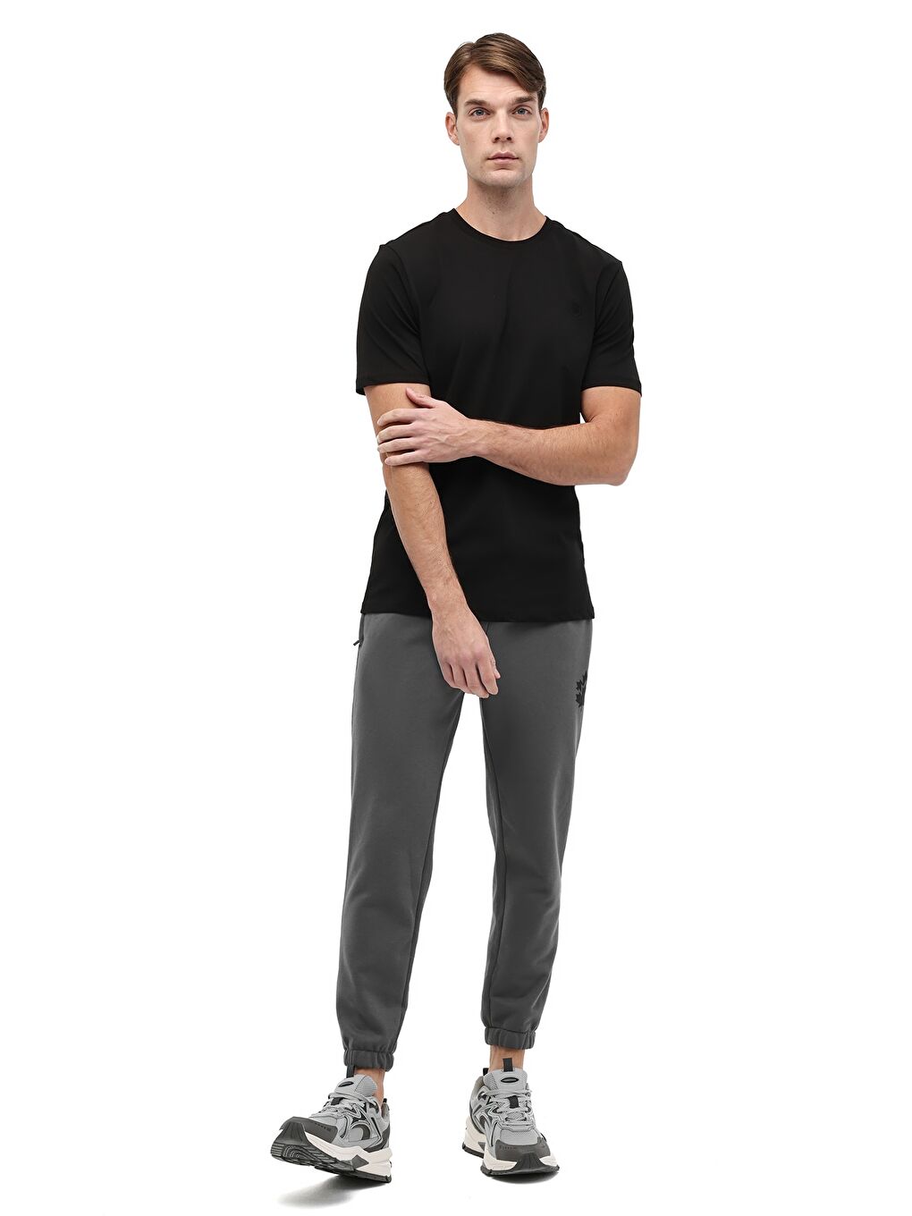 ML BORIS 22ID5001 5PR Gri Erkek Eşofman Altı-2