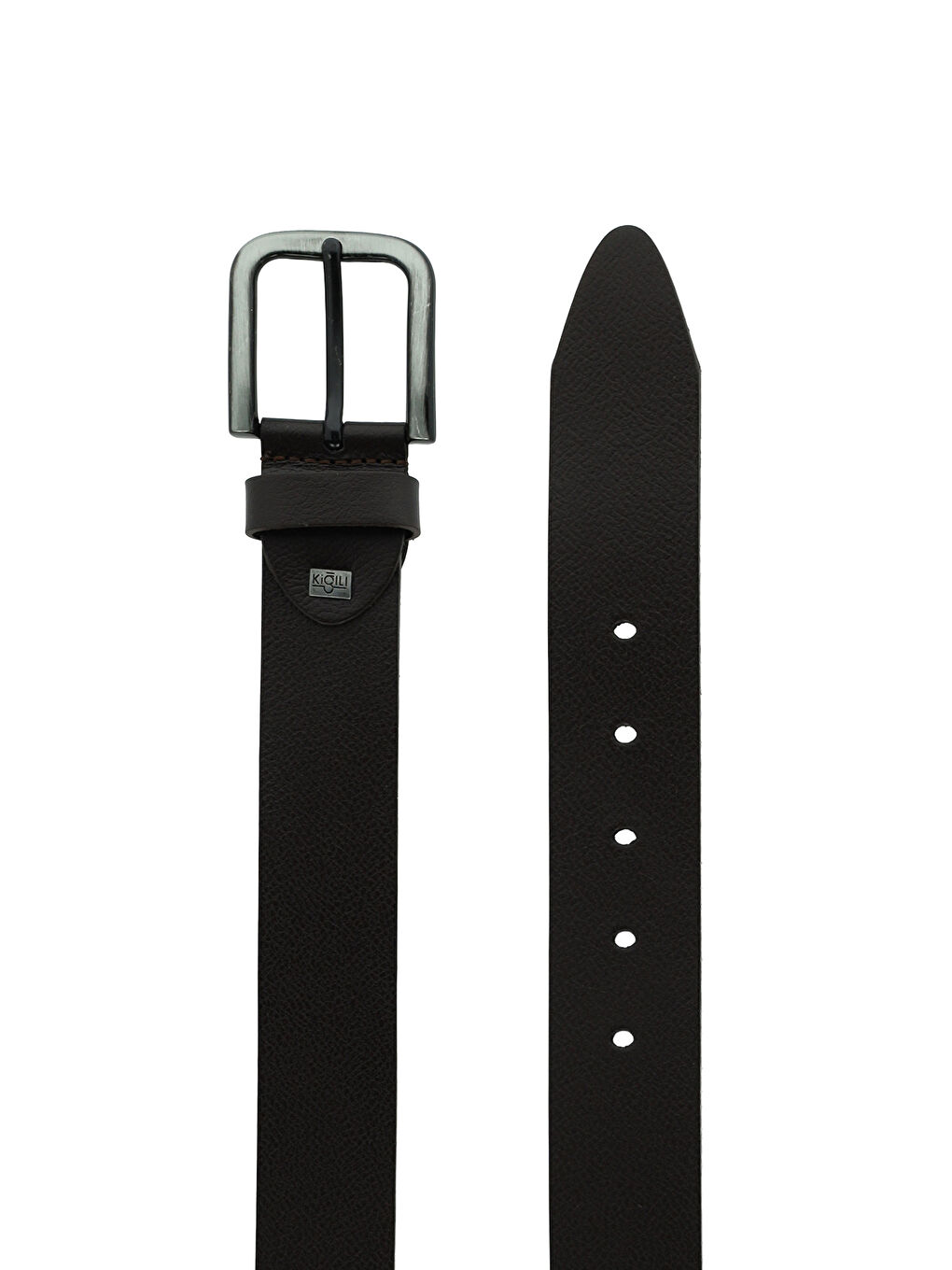 Kahverengi Büyük Beden Deri Kemer-1