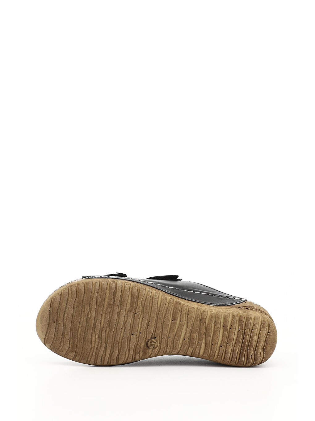 Mor Kadın ZÜMRÜT-SİYAH Cırtlı Dolgu Taban Hakiki Deri Terlik-3