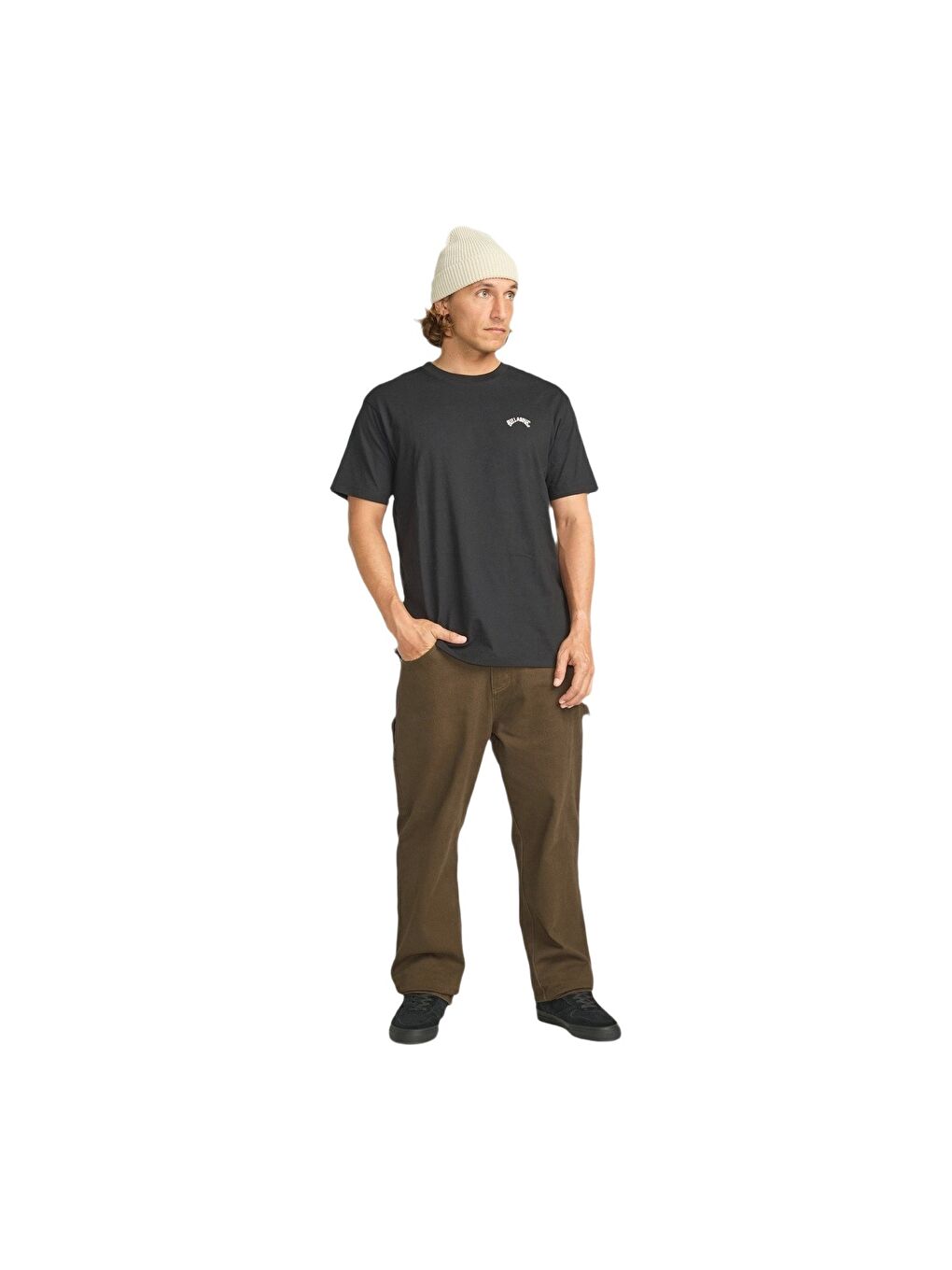 Arch Crew Ss Erkek Siyah Tişört-3