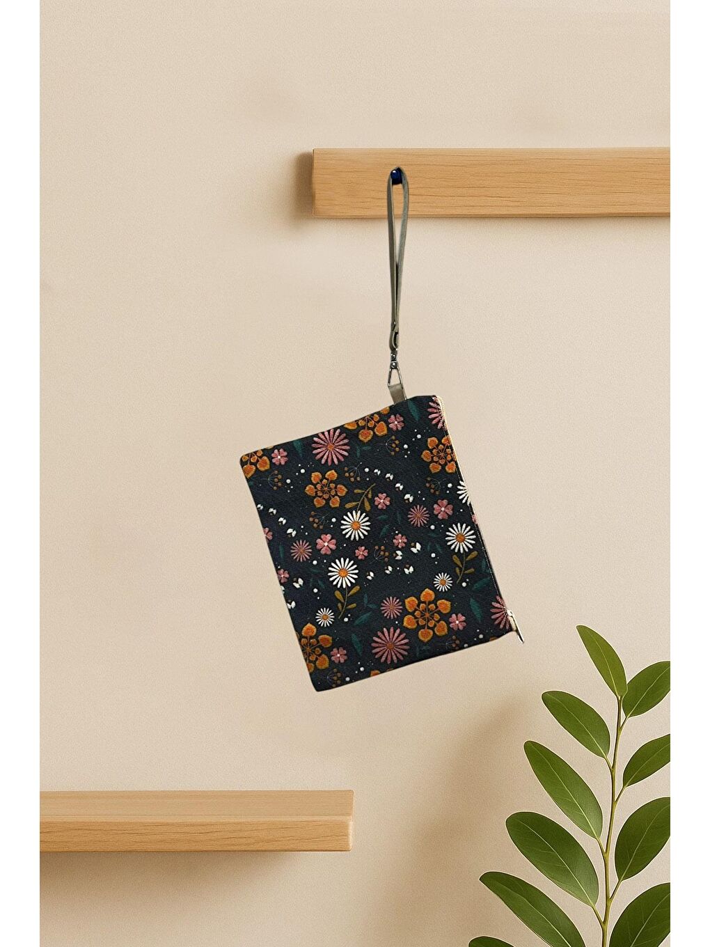 Deri Saplı Lacivert Cüzdan Paketi | 3 Adet-1