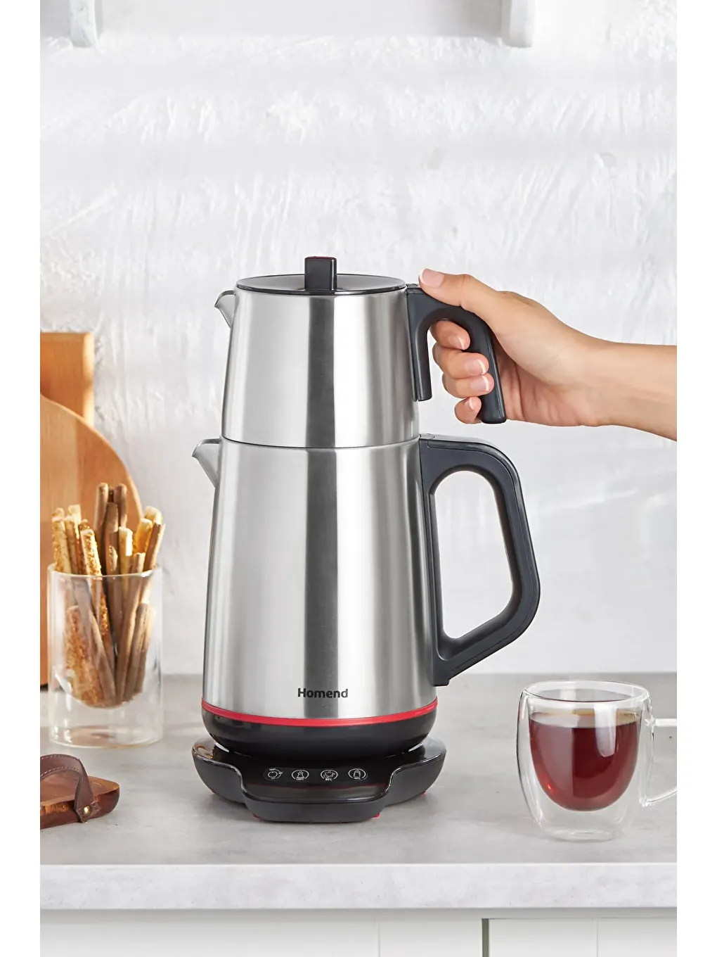 Homend Royaltea 1708H Dokunmatik Konuşan Çay Makinesi - 4