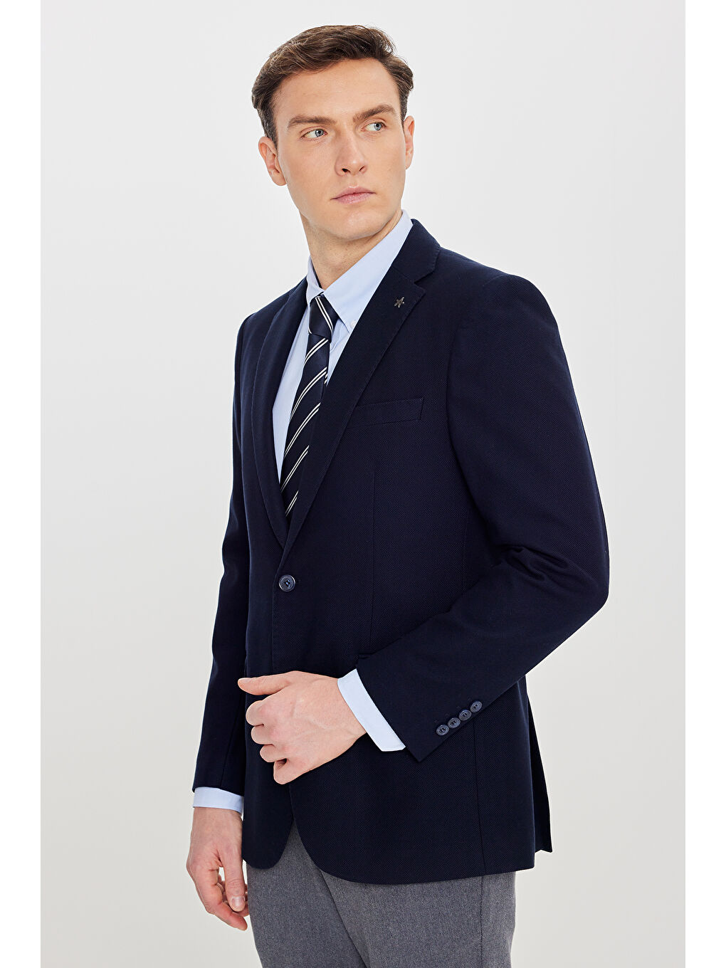 Lacivert Erkek Klasik Ceket-2