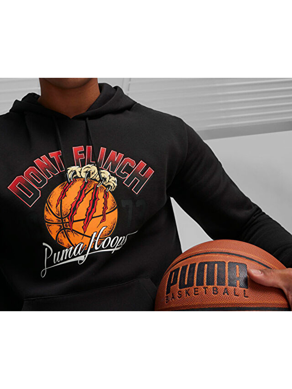 Graphic Booster Hoodie Erkek Günlük Sweatshirt 62481201 Siyah-4