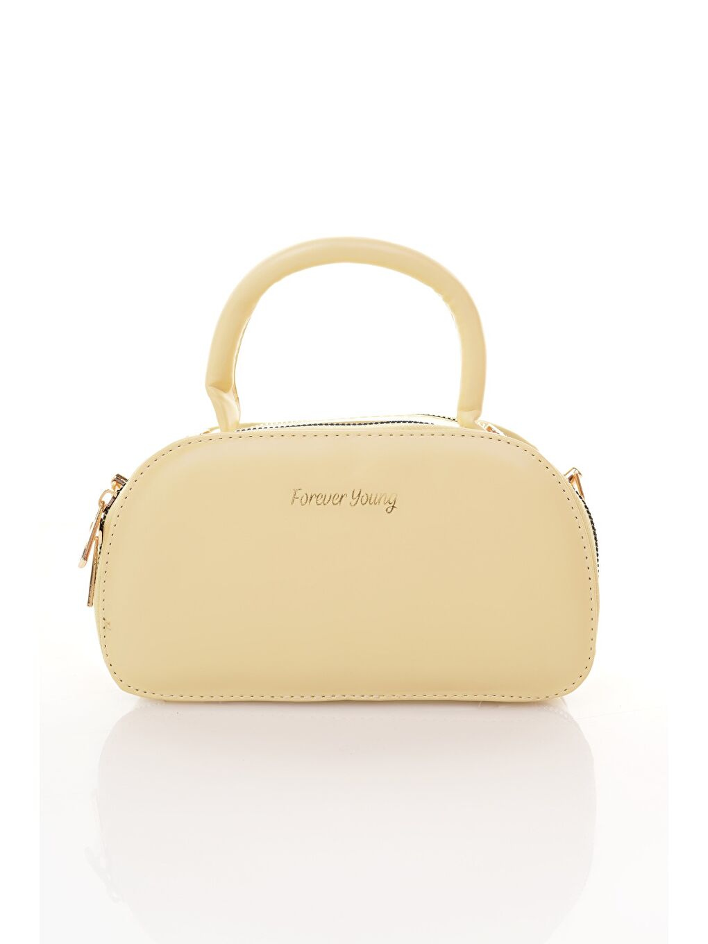 Sarı ARNELA Kadın Çift Bölmeli El ve Omuz Çantası