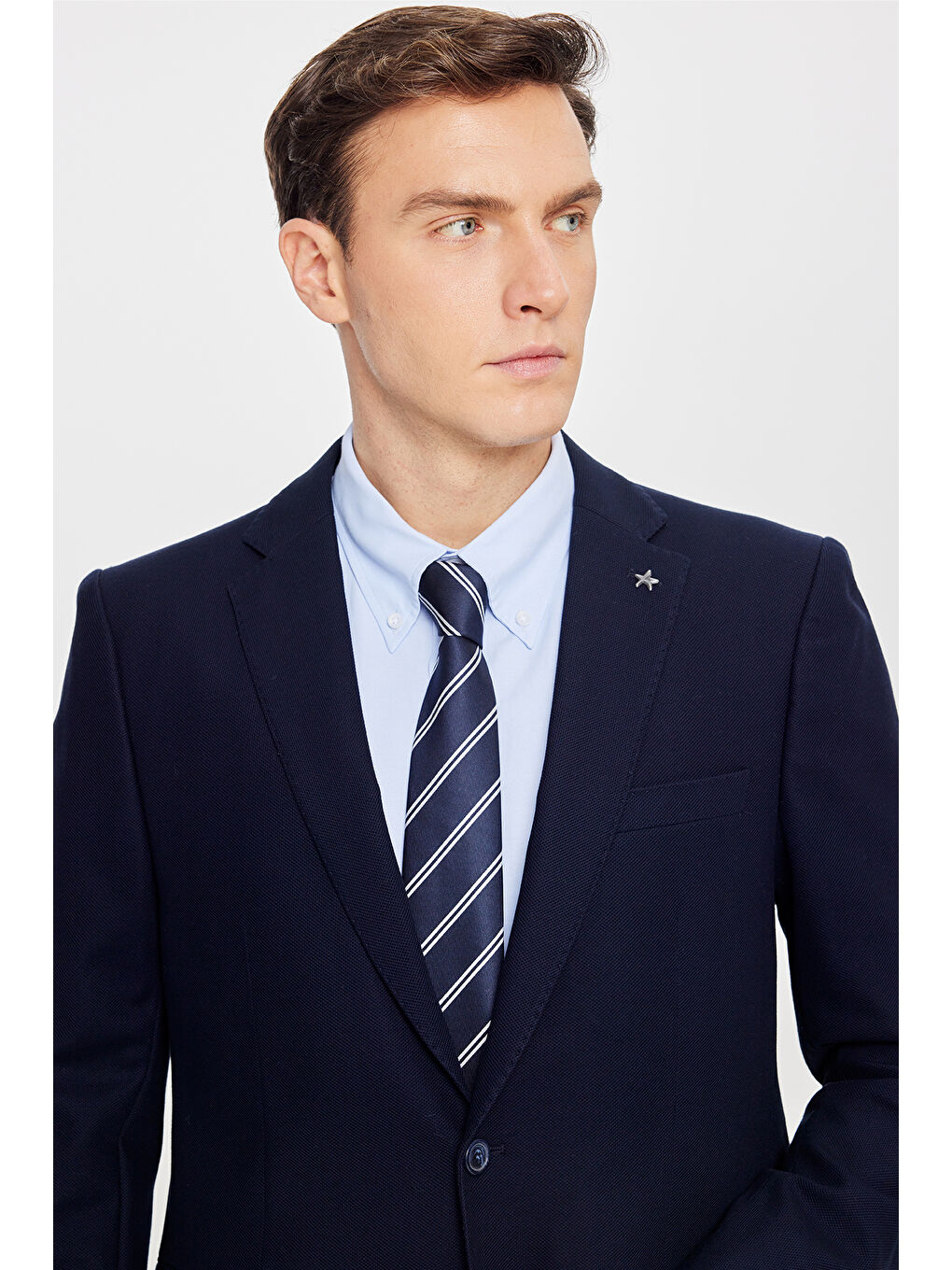 Lacivert Erkek Klasik Ceket-3