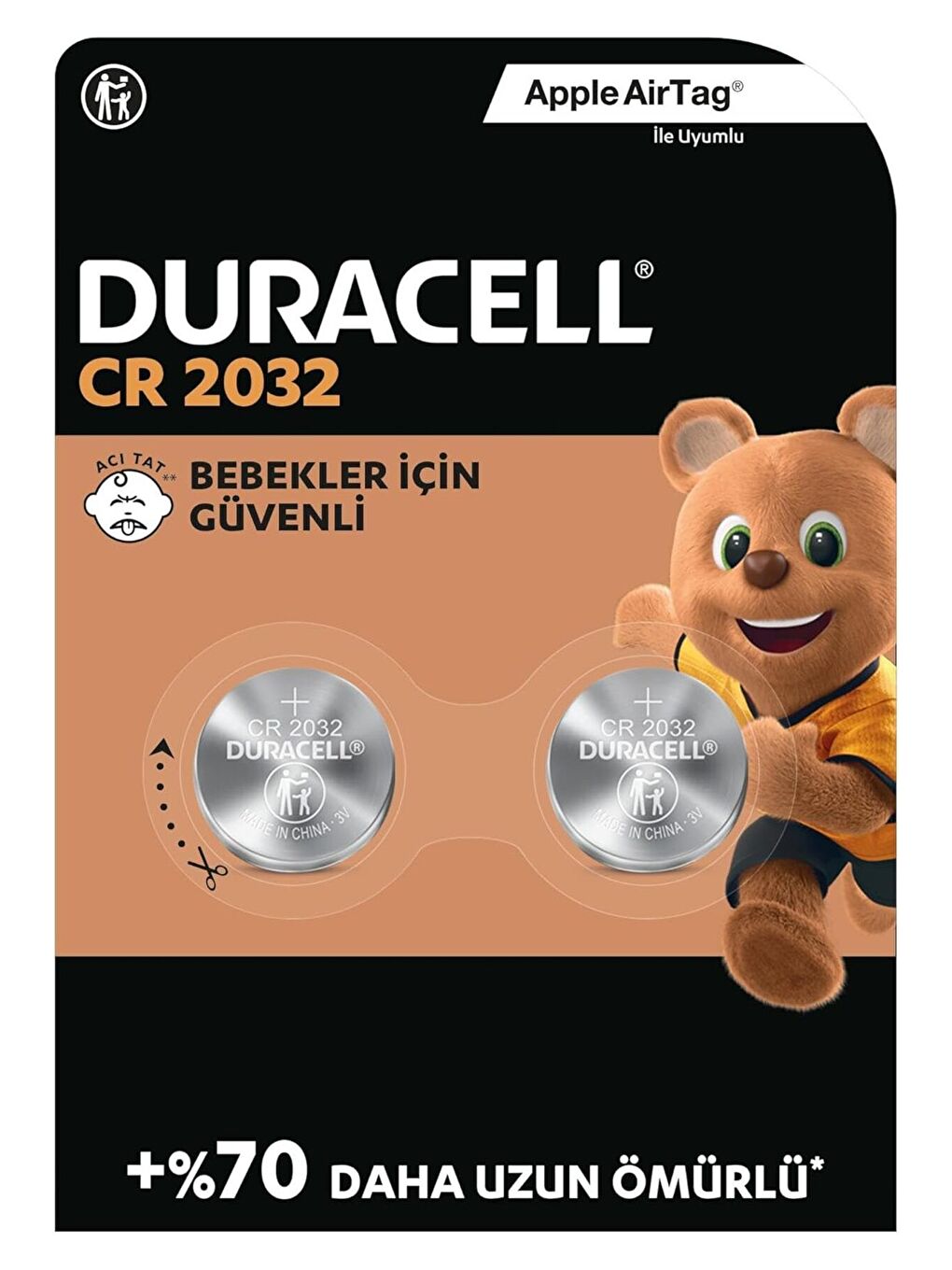 CR 2032 Lityum Düğme Pil  2 li paket  3V   CR2032