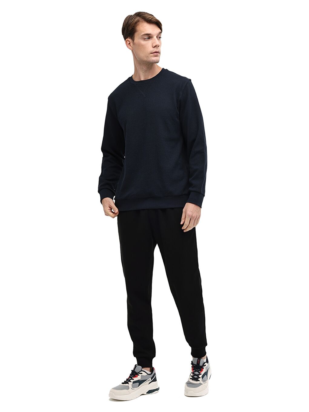 MB UNOWN 16ESS-508 5PR Lacivert Erkek Sweatshirt-2