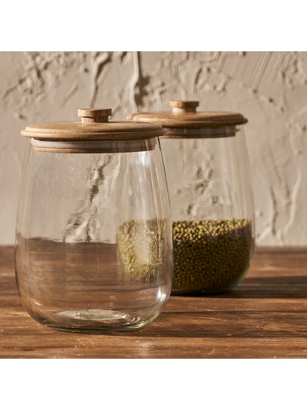 Bej Molena Mango Kapaklı Kavanoz Naturel (1600 ml)-5